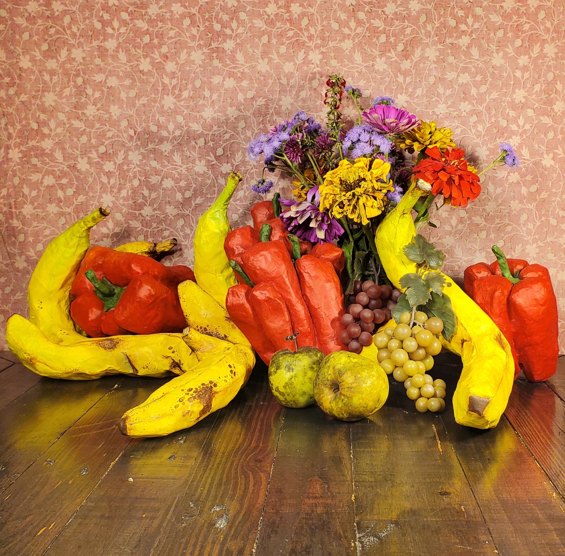 Still Life with Papier Mache Fruits, 2024 