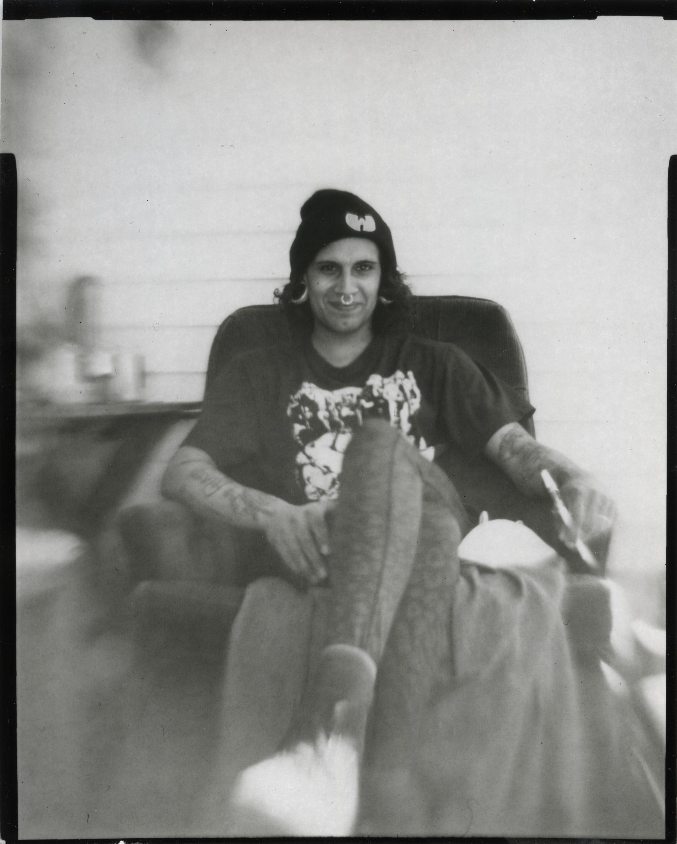 Aggy | 4x5”, direct positive paper (shot in cardboard camera with magnifying glass lens), 2022