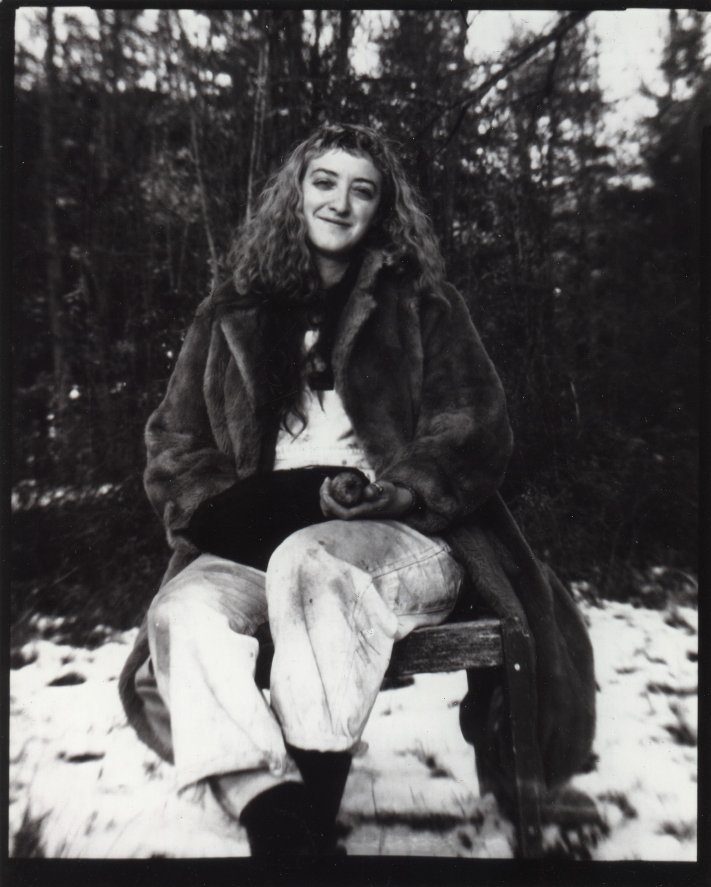 Jenna | 4x5”, direct positive paper (shot in cardboard camera with magnifying glass lens), 2021